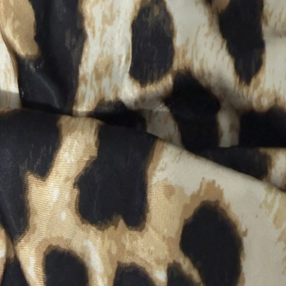 H&M Brown Leopard Maxi Skirt size S - Picture 5 of 8